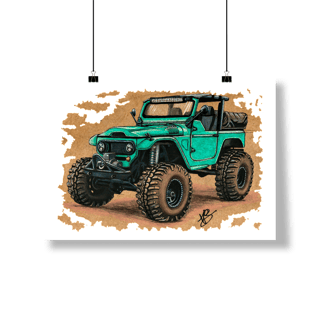 Nome do produto Land Cruiser Camper Pôster