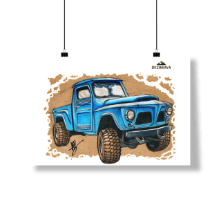 Nome do produto F75 Trail Cartoon Pôster