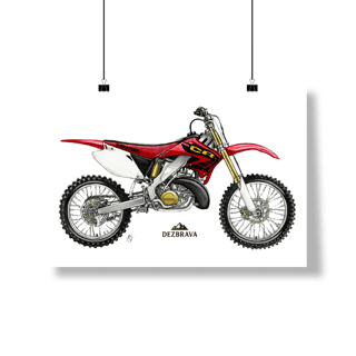 Nome do produto Cr 250r Pôster