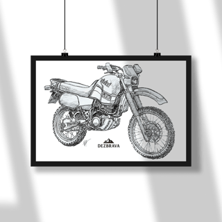 Nome do produto Ténéré 600 Sketch Pôster