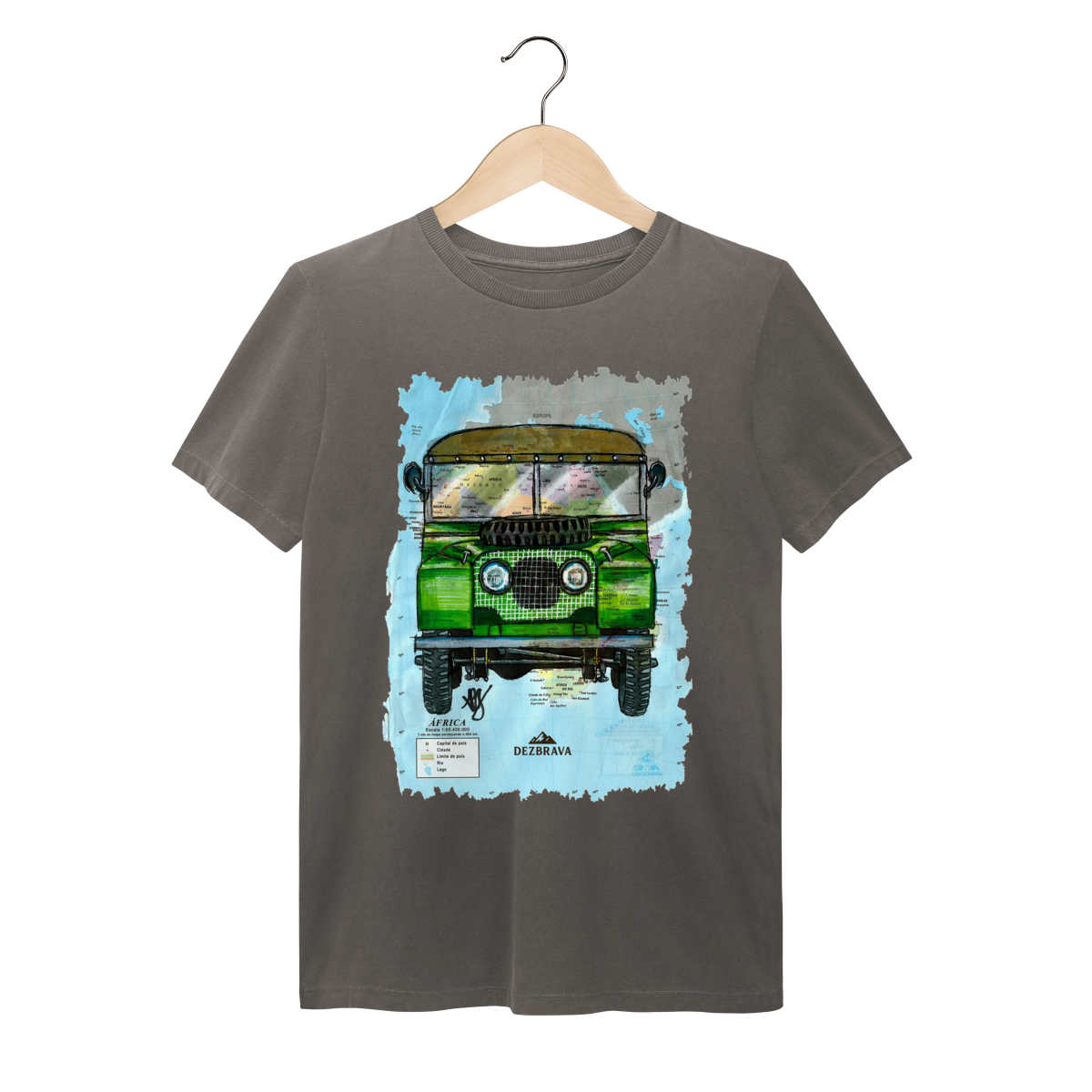 Nome do produto: Land Rover Mundi Camiseta Estonada