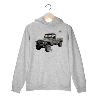 F75 Grafite Blusa Moletom Canguru