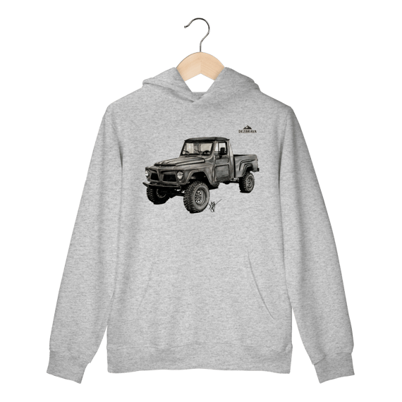 F75 Grafite Blusa Moletom Canguru