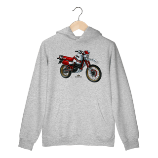 Nome do produto Ténéré 600 Branca Blusa Moletom Canguru