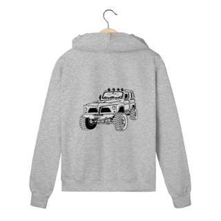 Nome do produto Rural Willys Sketch | Moletom Zíper