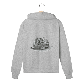 Nome do produto Jeep Willys Sketch | Moletom Zíper