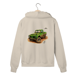 F75 Green Action Blusa Moletom Zíper