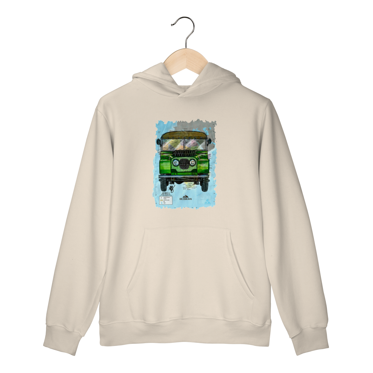 Nome do produto: Land Rover Mundi Blusa Moletom Canguru