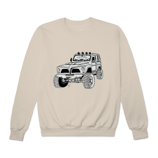 Nome do produto Rural Willys Sketch | Moletom Fechado