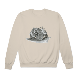 Nome do produto Jeep Willys Sketch | Moletom Fechado