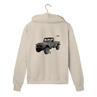 Nome do produto F75 Grafite Blusa Moletom Zíper