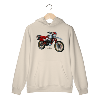 Ténéré 600 Branca Blusa Moletom Canguru