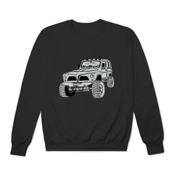 Rural Willys Sketch | Moletom Fechado