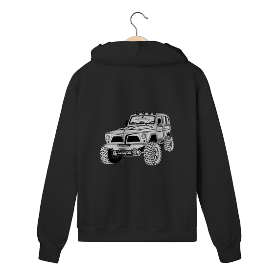 Rural Willys Sketch | Moletom Zíper