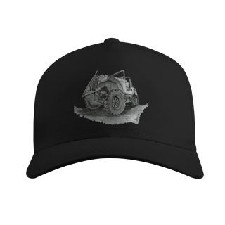 Jeep Willys Sketch | Boné Americano com Tela