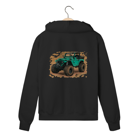 Land Cruiser Camper Moletom Zíper