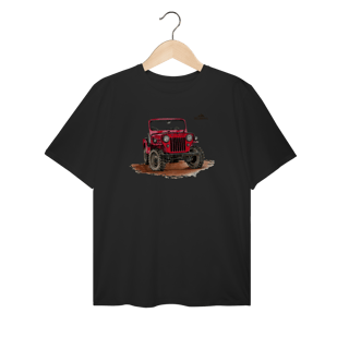 Willys Cj3 Camiseta Plus Size