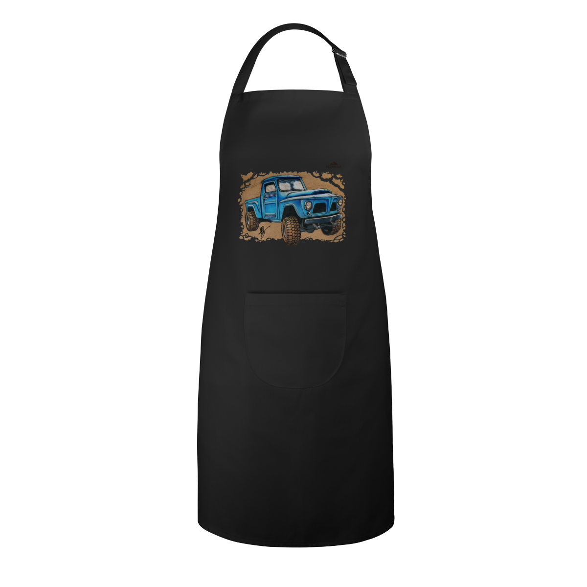 Nome do produto: F75 Trail Cartoon Avental Brim