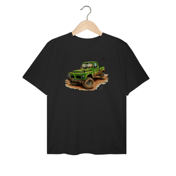 F75 Green Action Camiseta Plus Size