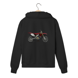 Cr 250r Blusa Moletom Zíper