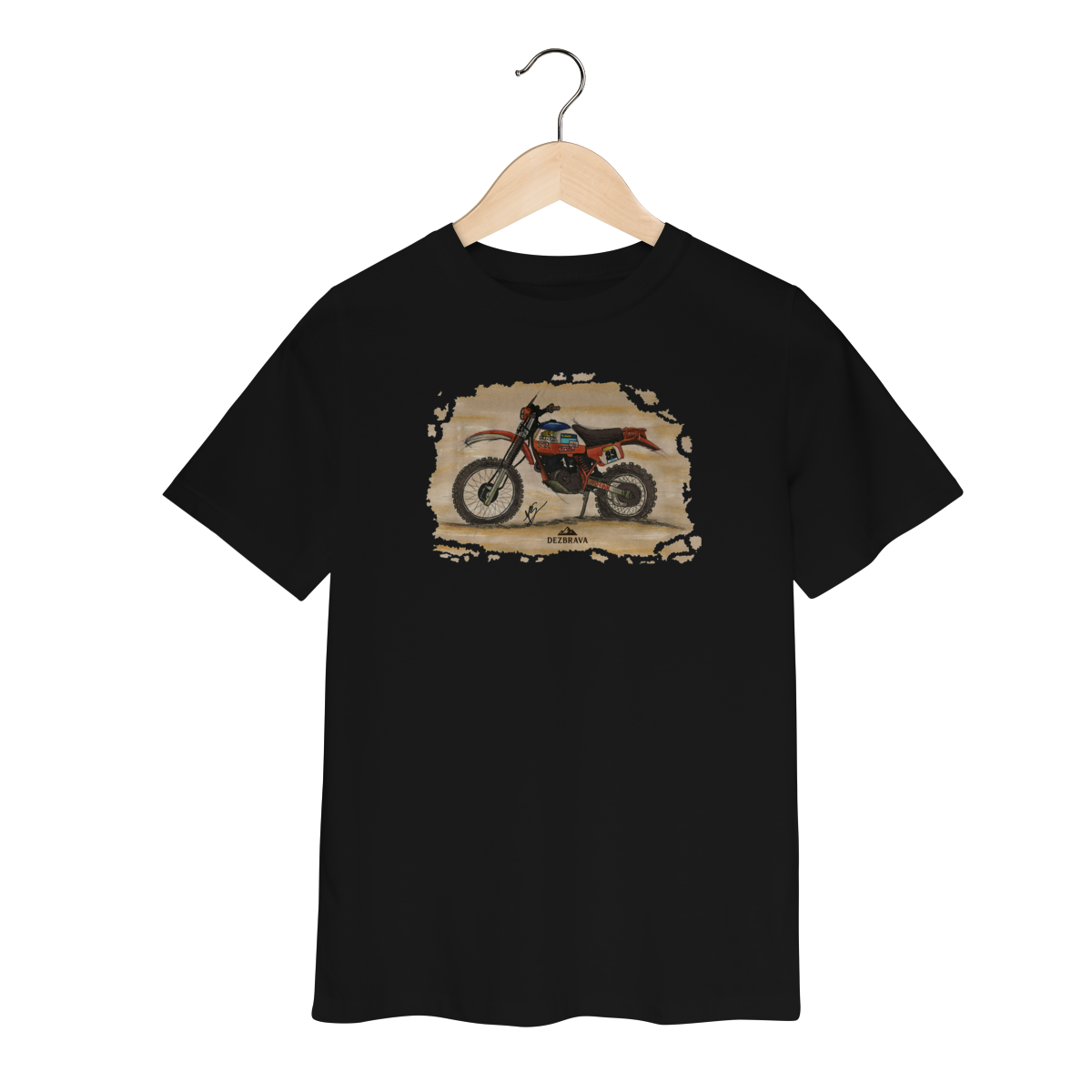 Nome do produto: Xr 500 Dakar Camiseta Infantil (2 a 8)