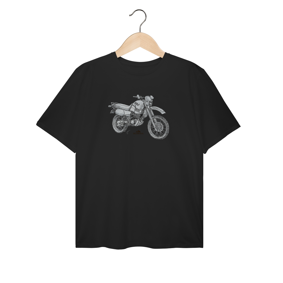 Nome do produto: Ténéré 600 Sketch Camiseta Plus Size