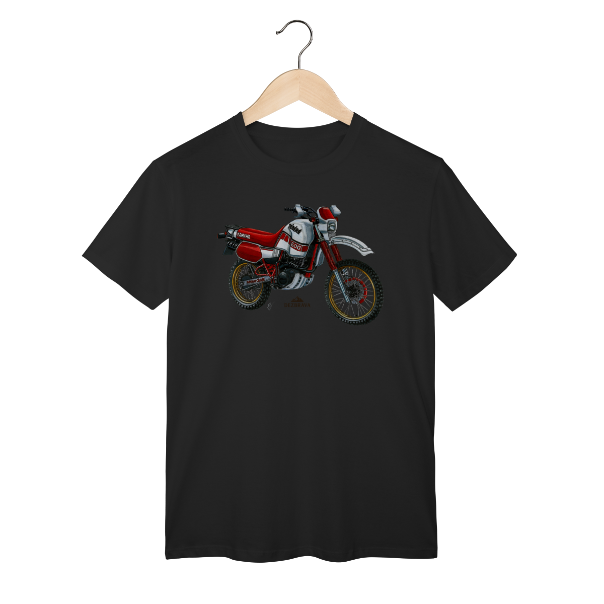 Nome do produto: Ténéré 600 Branca Camiseta Classic