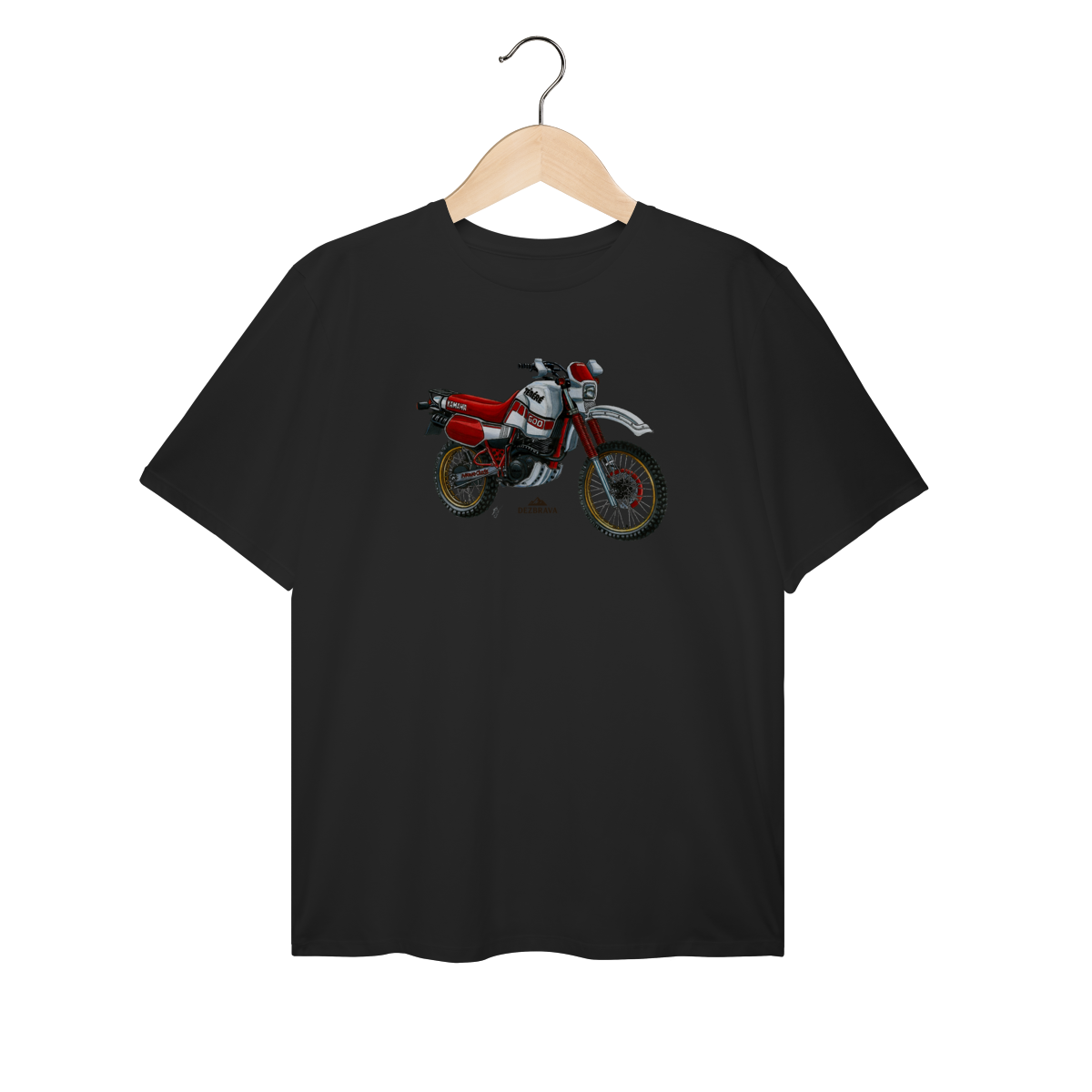 Nome do produto: Ténéré 600 Branca Camiseta Plus Size