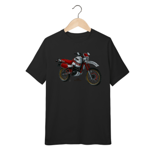 Nome do produto Ténéré 600 Branca Camiseta Infantil (10 a 14)