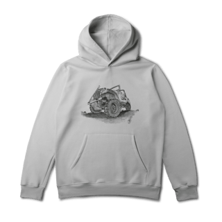 Nome do produto Jeep Willys Sketch | Moletom Canguru