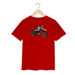 Ténéré 600 Branca Camiseta Infantil (2 a 8)