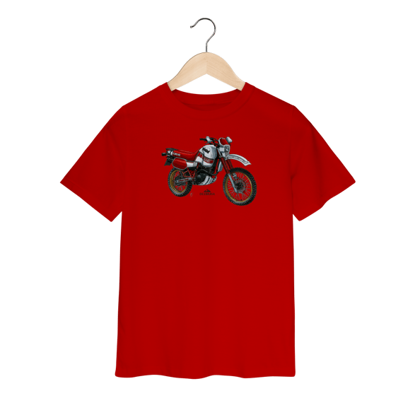 Ténéré 600 Branca Camiseta Infantil (2 a 8)