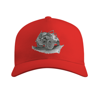 Nome do produto Jeep Willys Sketch | Boné Americano com Tela