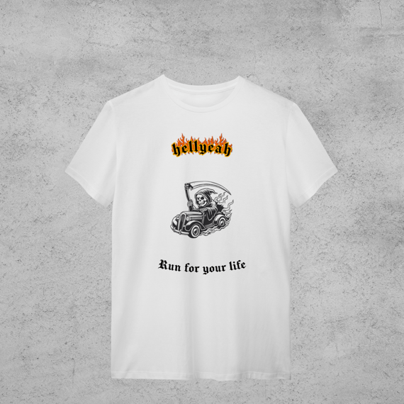 Camiseta Run for Your Life
