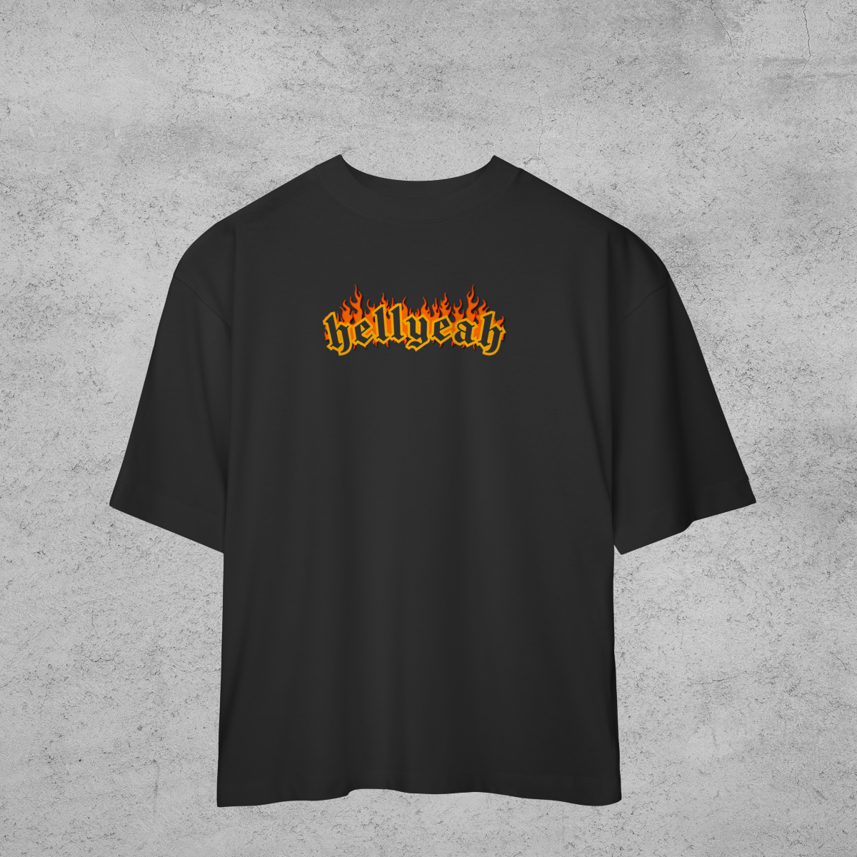 Camiseta Oversized Hell Yeah Classic