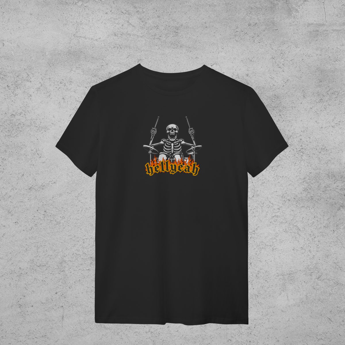 Nome do produto: Camiseta Drum in Hell