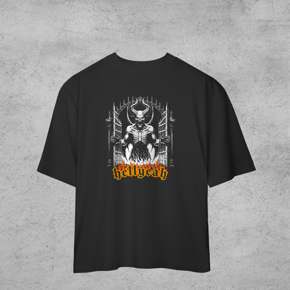 Camiseta Oversized Hell's Gates