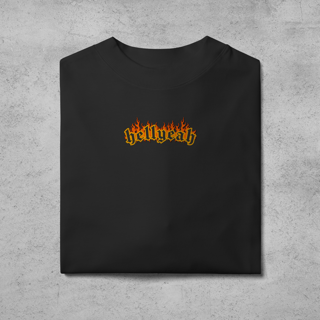 Nome do produto Camiseta Oversized Hell Yeah Classic minimal