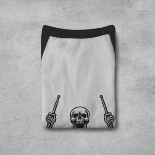 Nome do produto Camisa PET DOG Drum in Hell