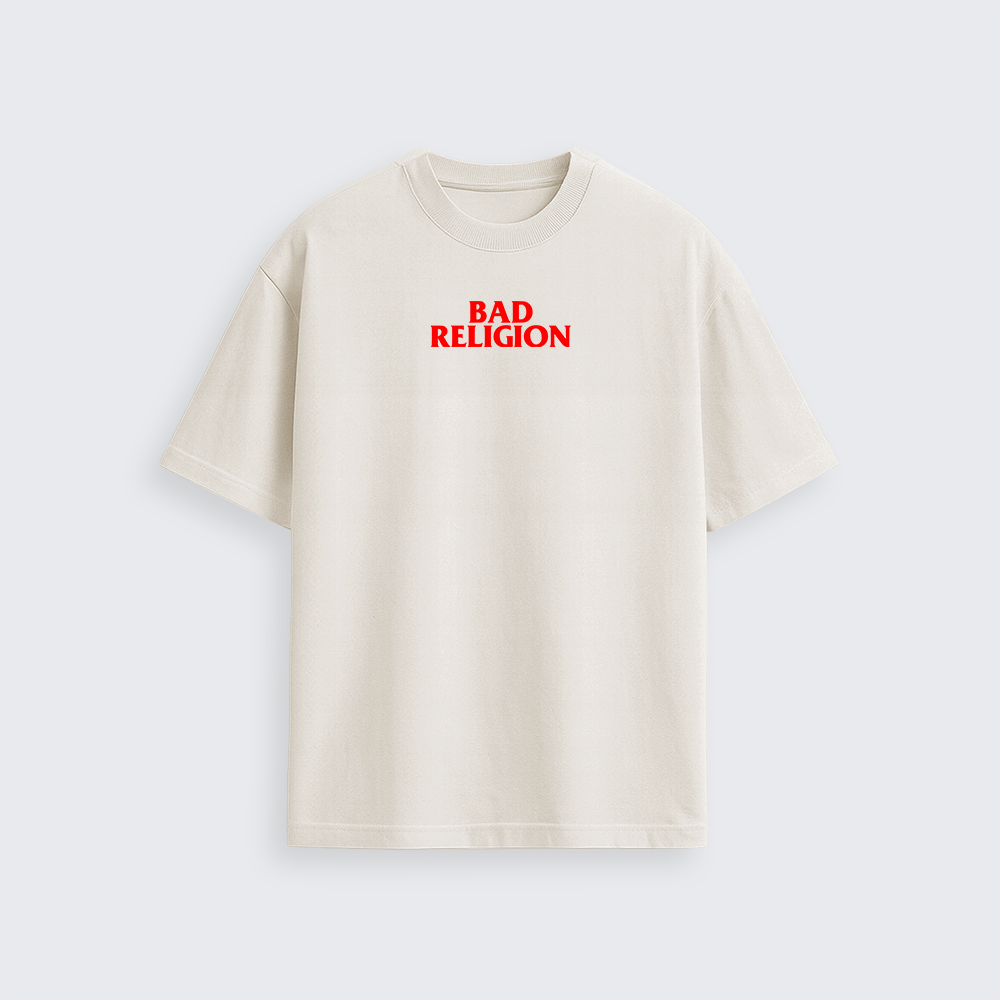 Oversized Bad Religion Logo R$137,94 em Numetal Wear