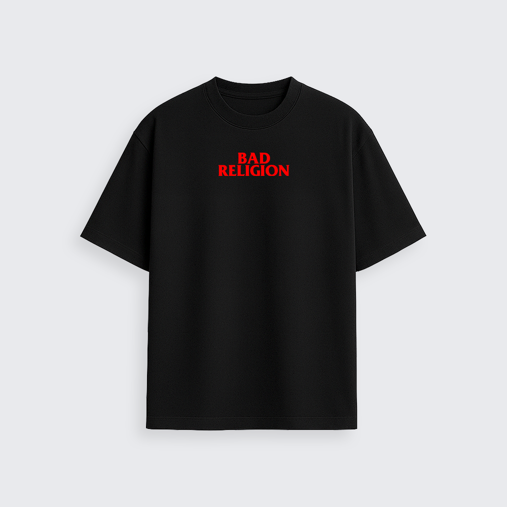 Oversized Bad Religion Logo R$137,94 em Numetal Wear