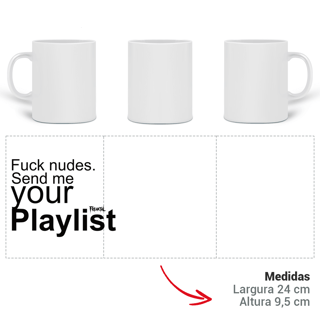 Nome do produtoCaneca Playlist
