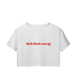 Nome do produto rich bitch energy (cropped)