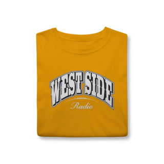 Nome do produto Camiseta Regular Tradicional Premium – West Side Radio Classic