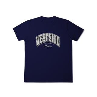 Nome do produto Camiseta Regular Tradicional Premium – West Side Radio Classic