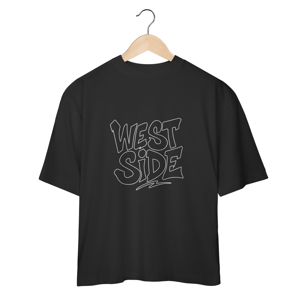 Nome do produto: Camiseta Oversized – West Side Outline
