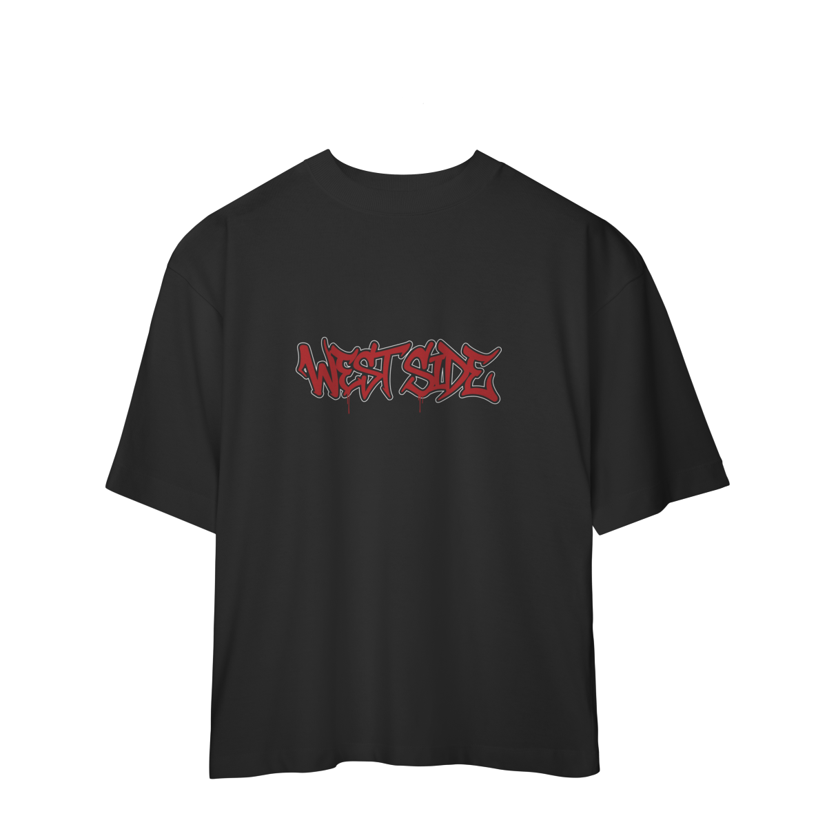 Nome do produto: Camiseta Oversized – West Side Street Ink Red