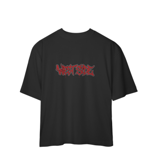 Nome do produto Camiseta Oversized – West Side Street Ink Red