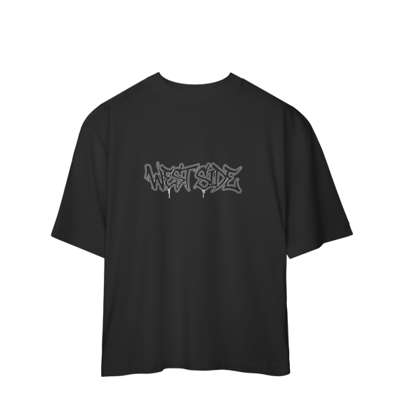 Camiseta Oversized – West Side Street Ink Outline 