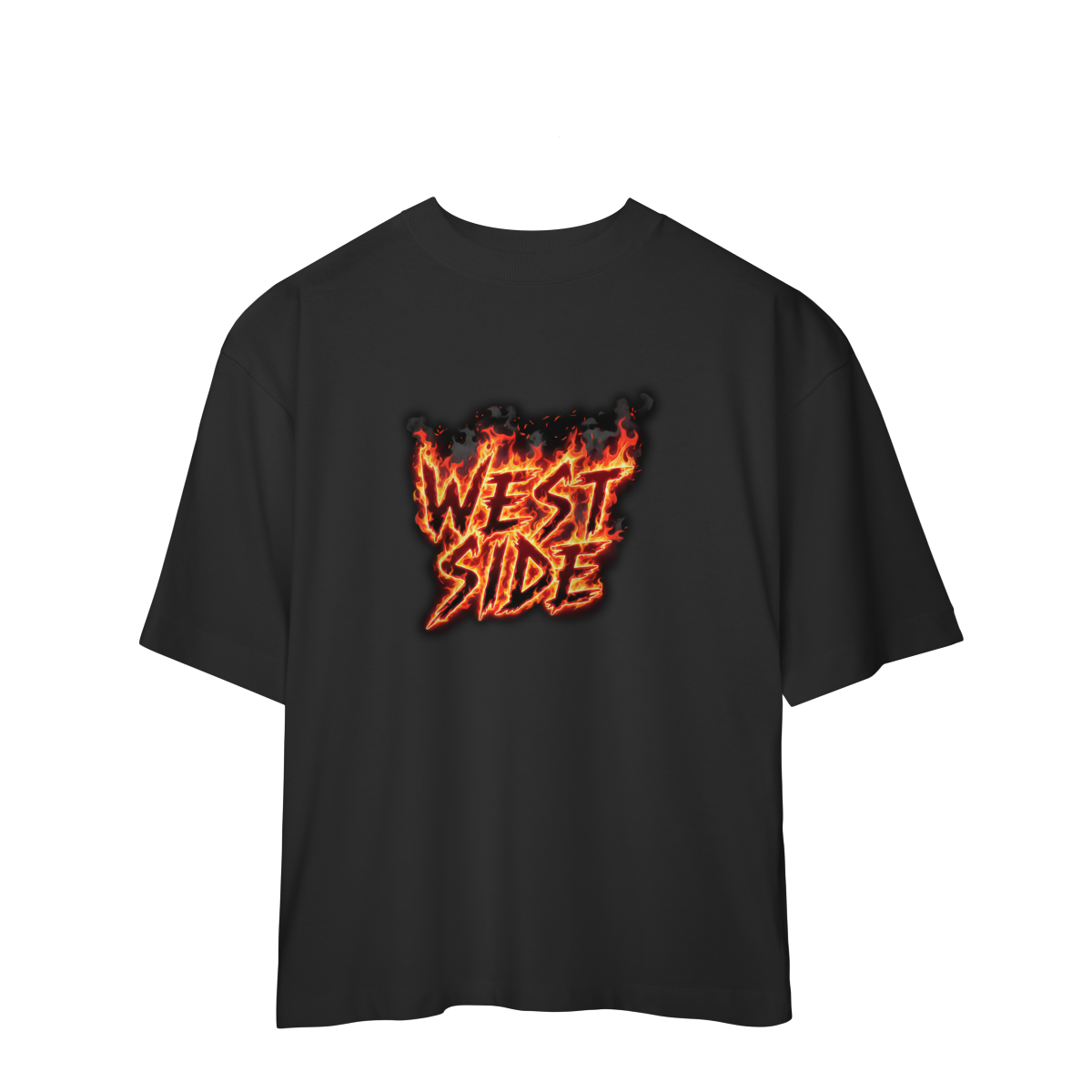 Nome do produto: Camiseta Oversized – West Side Fire